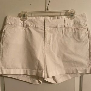 White Old Navy Pixie Shorts
